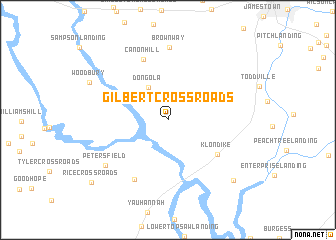 map of Gilbert Crossroads