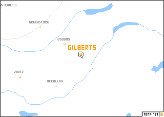 map of Gilberts