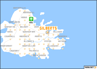 map of Gilberts