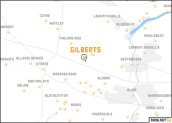 map of Gilberts