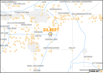 map of Gilbert