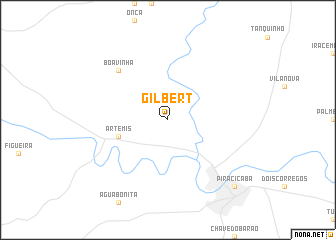 map of Gilbert