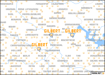 map of Gilbert