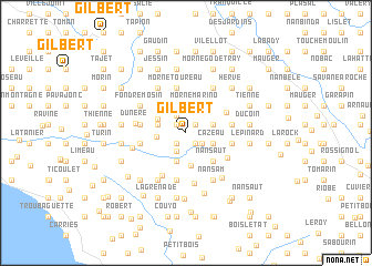 map of Gilbert