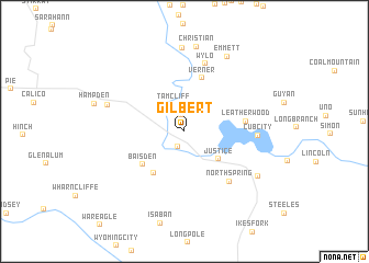 map of Gilbert