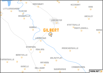 map of Gilbert