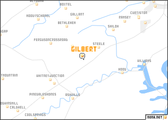 map of Gilbert