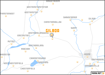 map of Gilboa