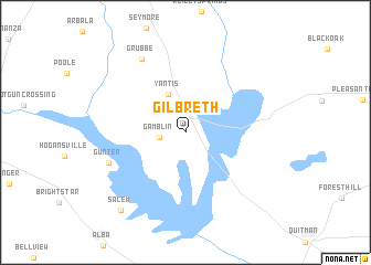 map of Gilbreth