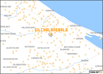 map of Gīlchālān-e Bālā
