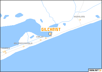 map of Gilchrist