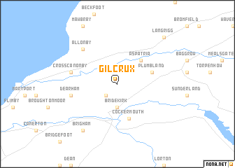 map of Gilcrux