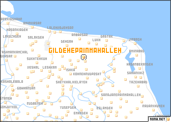 map of Gīldeh-e Pā\