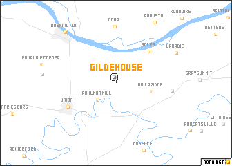 map of Gildehouse