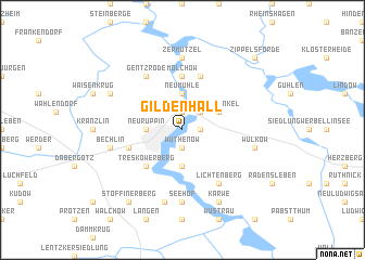 map of Gildenhall