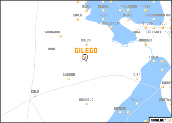 map of Gilego