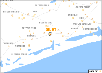 map of Gilet