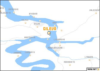 map of Gileva