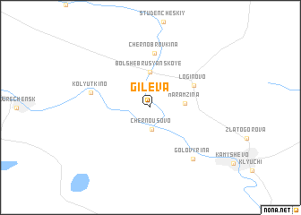 map of Gileva