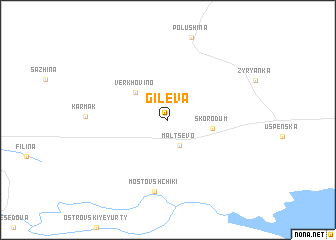 map of Gileva