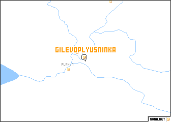 map of Gilevo-Plyusninka