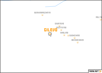 map of Gilevo