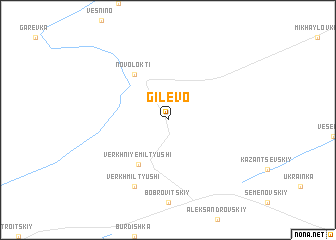 map of Gilevo