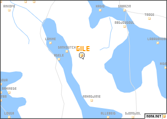 map of Gilé