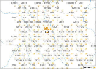 map of Gile