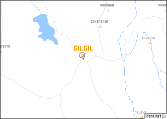 map of Gilgil