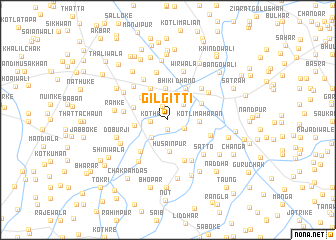 map of Gilgitti