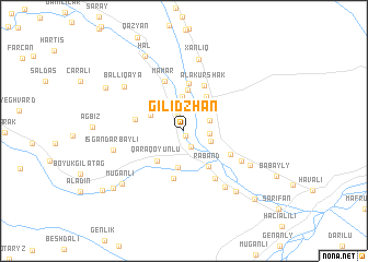 map of Gilidzhan