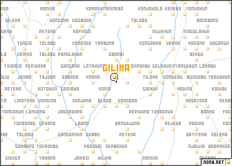 map of Gilima