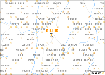 map of Gilima