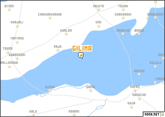 map of Gilima