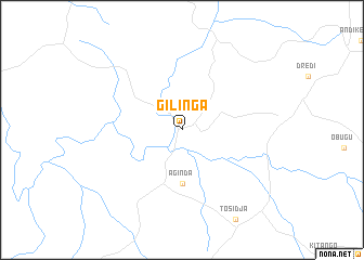 map of Gilinga