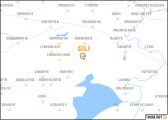 map of Gili