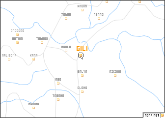 map of Gili