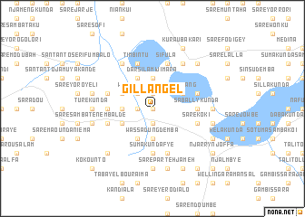 map of Gillangel