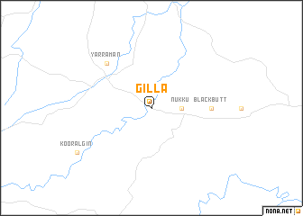 map of Gilla