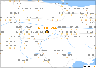 map of Gillberga