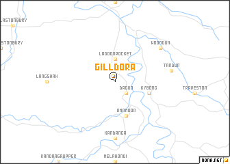 map of Gilldora