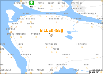 map of Gilleråsen