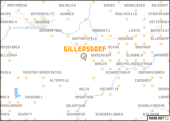 map of Gillersdorf