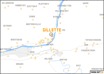 map of Gillette