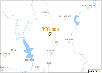 map of Gillham