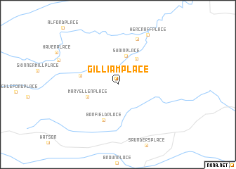 map of Gilliam Place