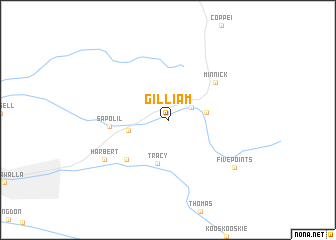 map of Gilliam