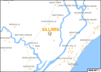 map of Gilliard