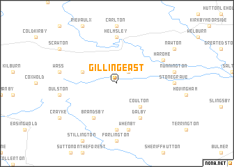 map of Gilling East